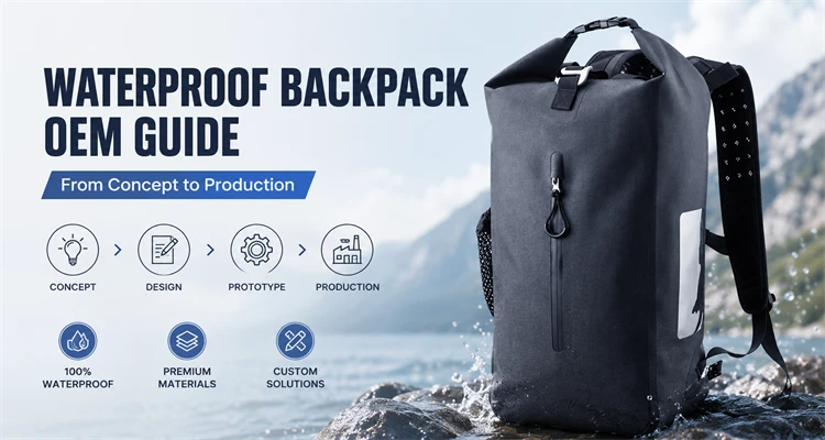 Waterproof Backpack OEM Guide From Concept to Production